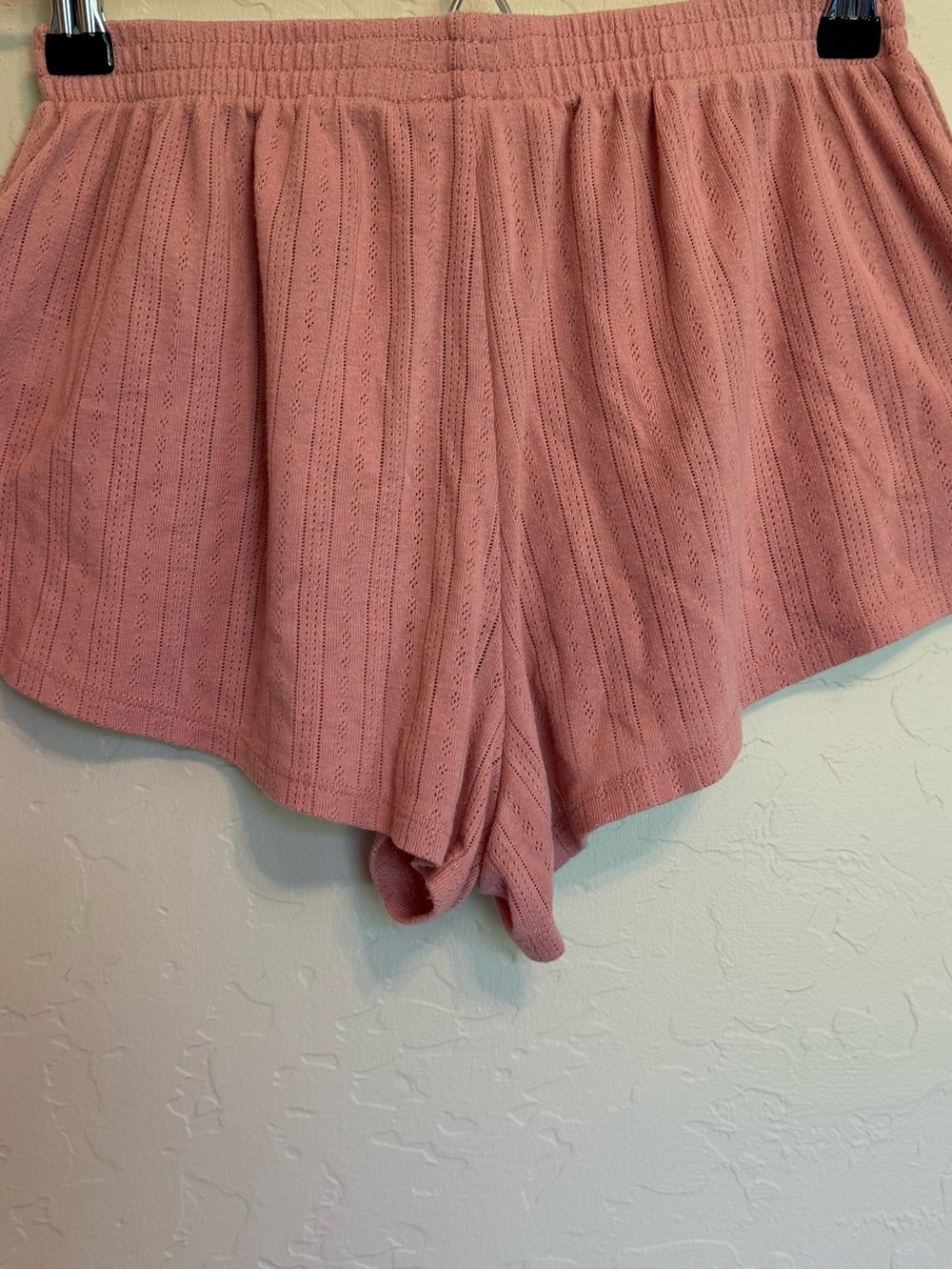 Colsie Dusty Rose Ribbed Cropped Top - Picture 9 of 9